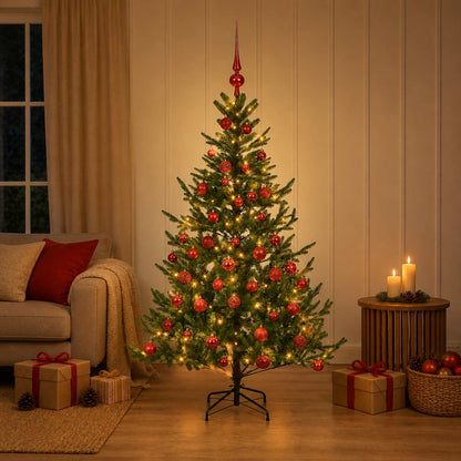 Artificial Christmas Tree with Bauble 150 cm 150 LEDs