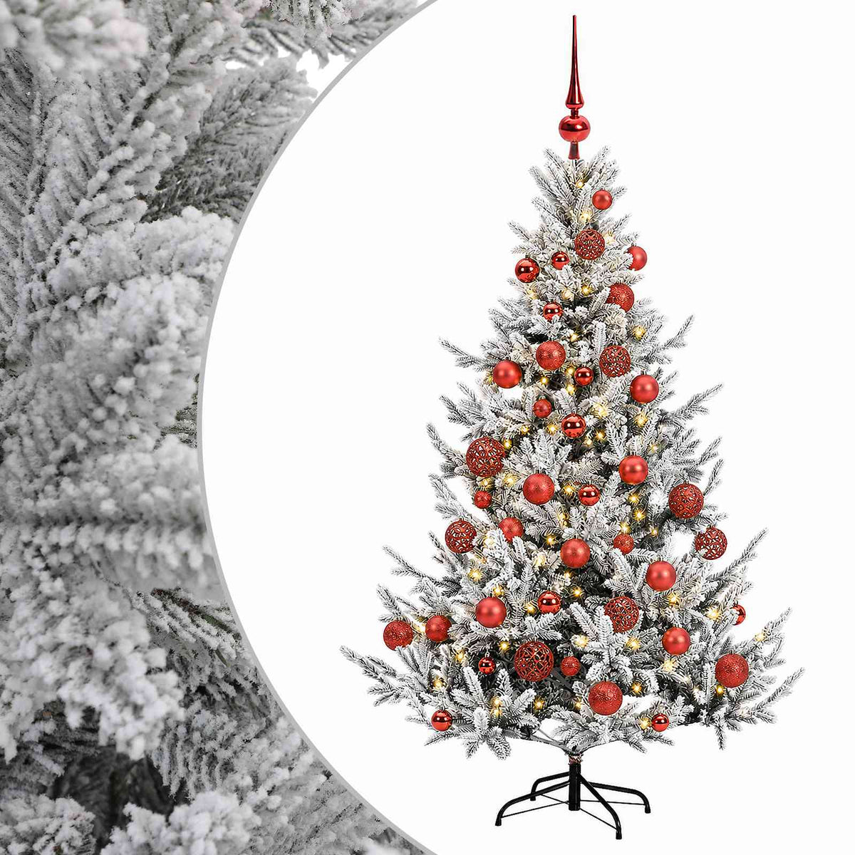 Artificial Christmas Tree with Bauble 120 cm 150 LEDs
