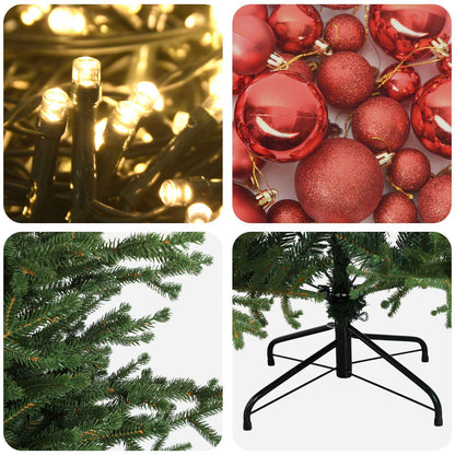 Artificial Christmas Tree with Bauble 120 cm 150 LEDs