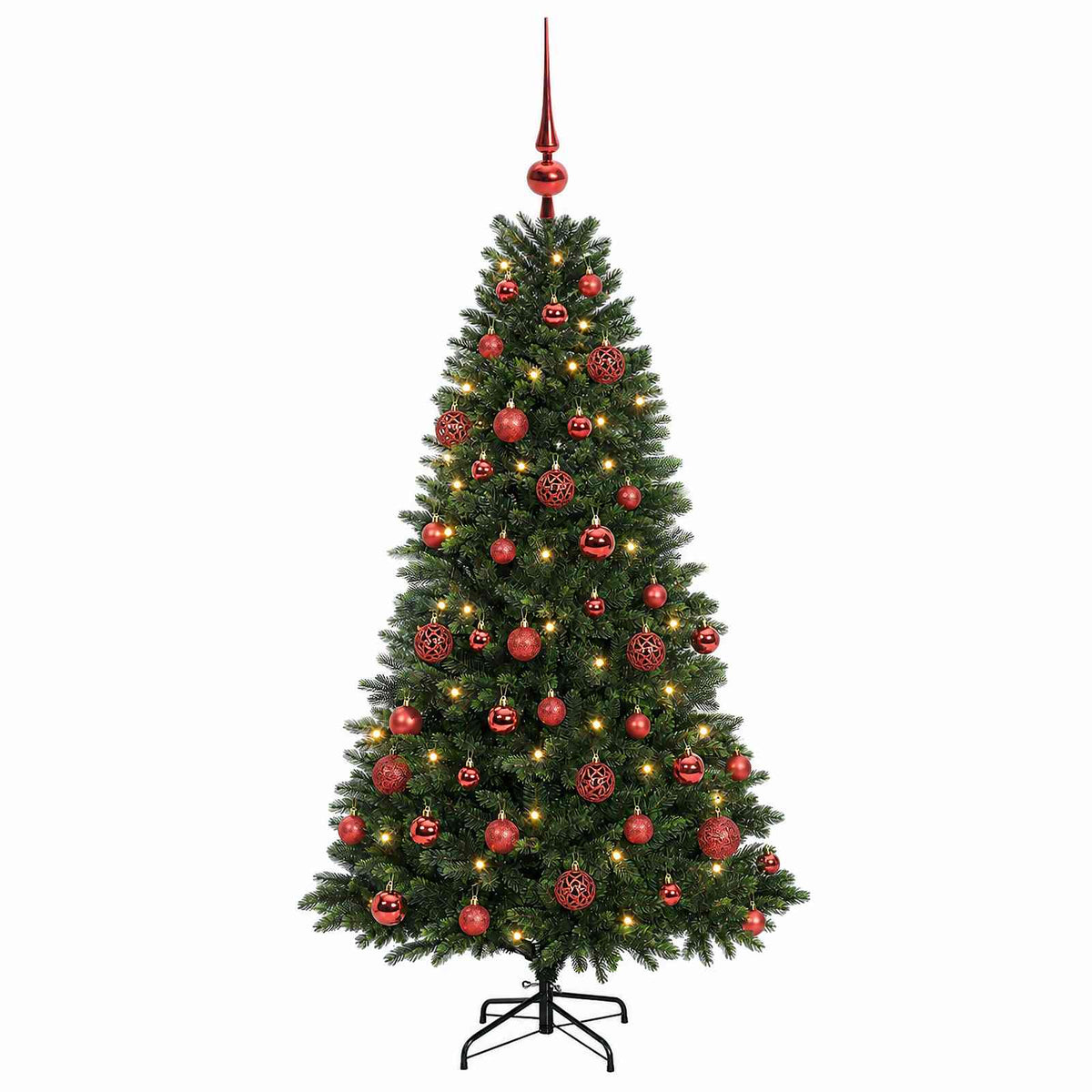 Artificial Christmas Tree with Bauble 120 cm 150 LEDs