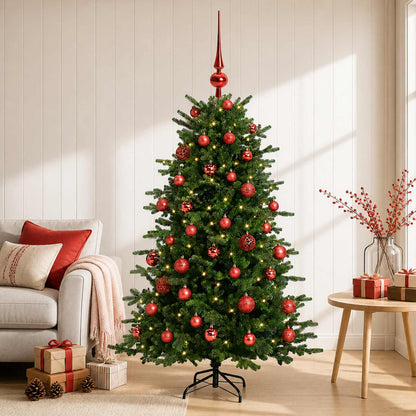 Artificial Christmas Tree with Bauble 150 cm 150 LEDs
