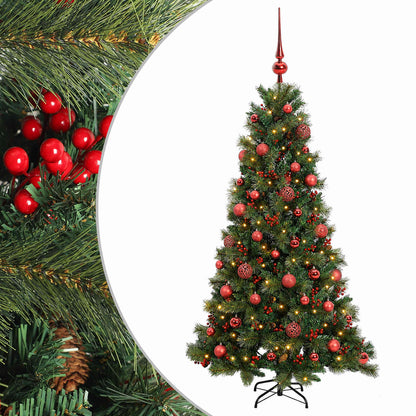 Artificial Christmas Tree with Bauble 150 cm 150 LEDs