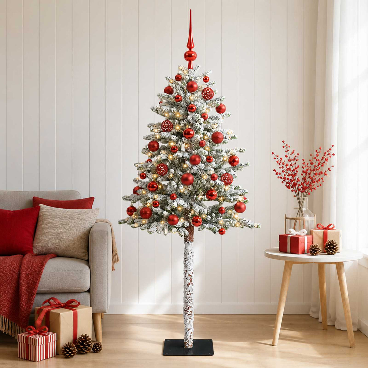 Artificial Christmas Tree with Bauble 180 cm 300 LEDs
