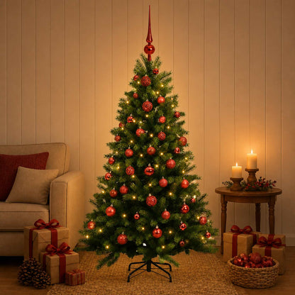 Artificial Christmas Tree with Bauble 120 cm 150 LEDs