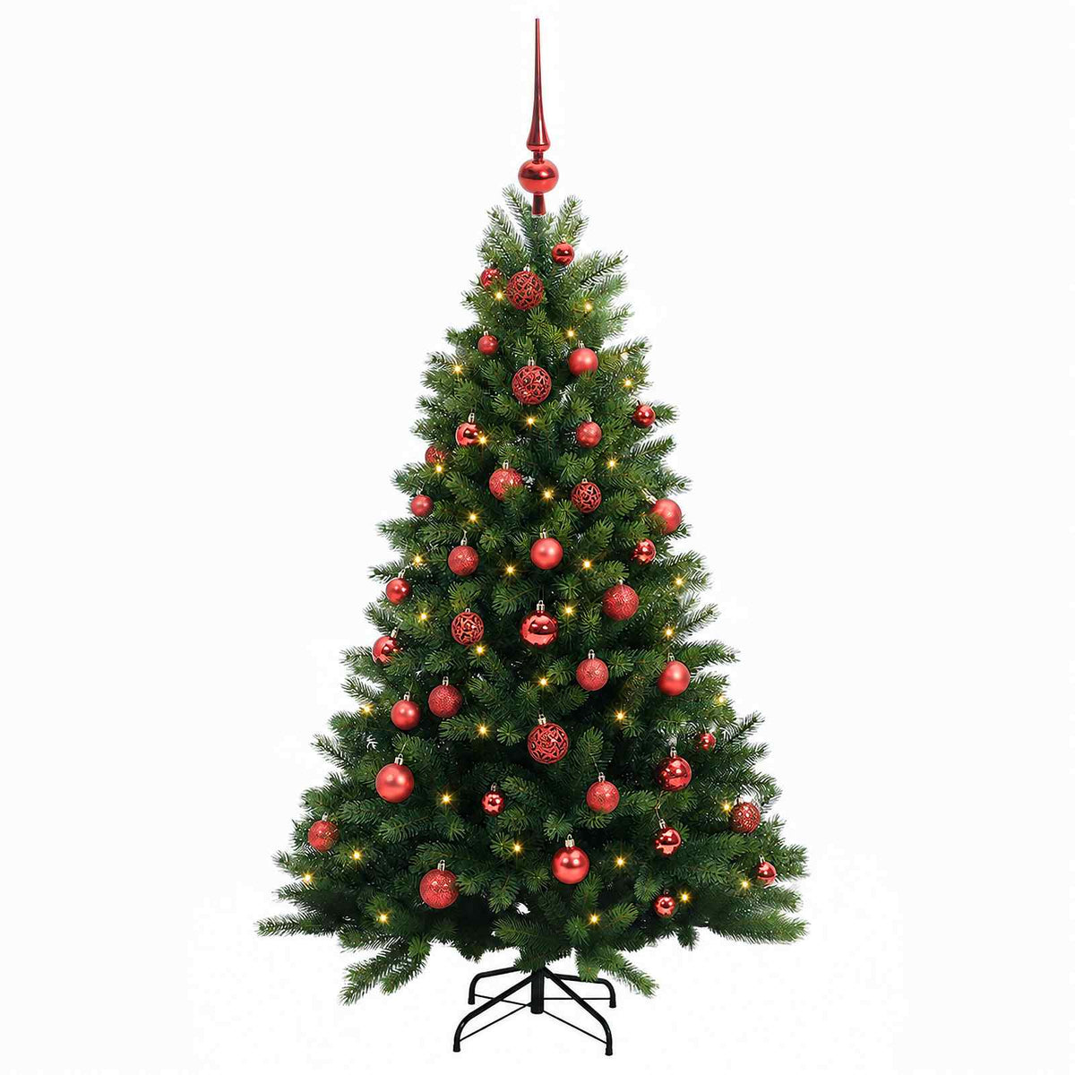 Artificial Christmas Tree with Bauble 150 cm 150 LEDs