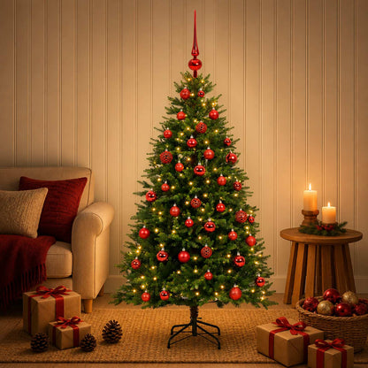 Artificial Christmas Tree with Bauble 120 cm 150 LEDs