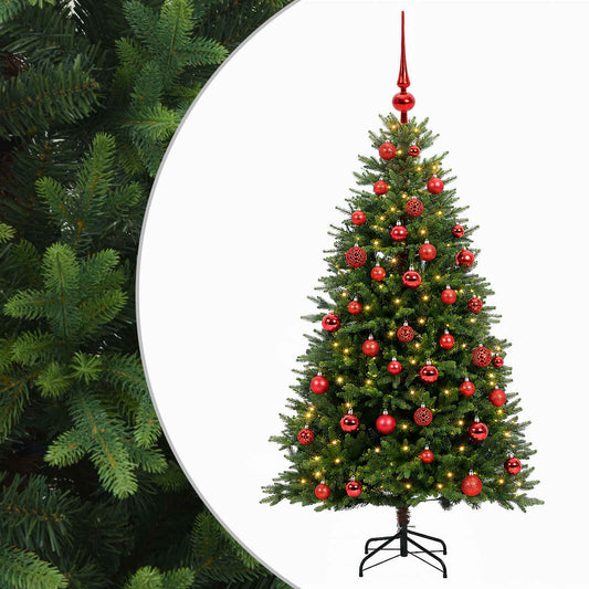 Artificial Christmas Tree with Bauble 150 cm 150 LEDs