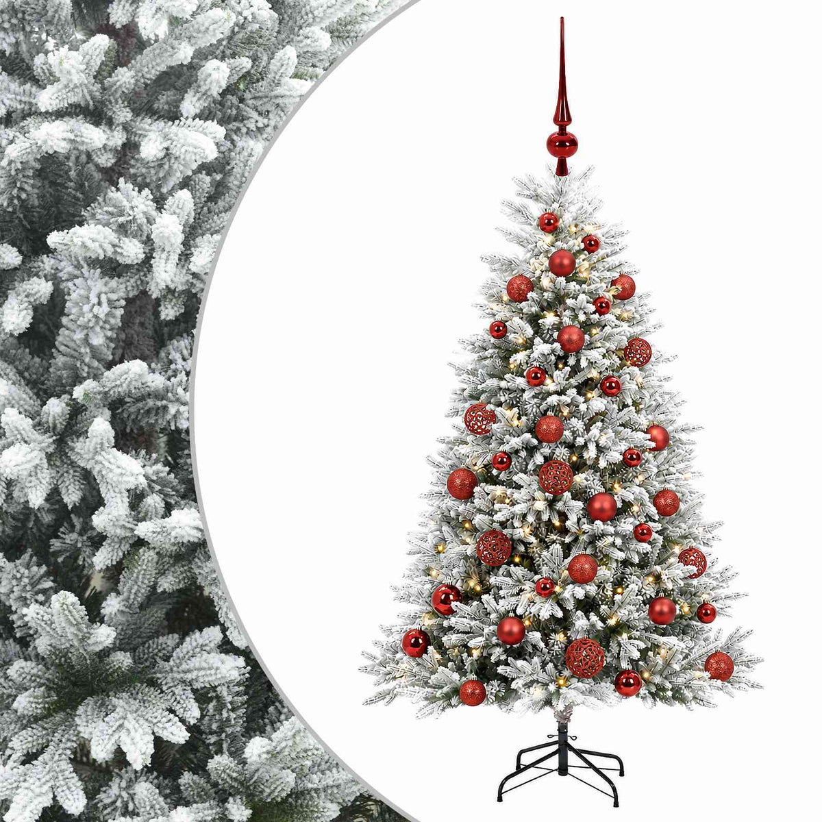 Artificial Christmas Tree with Bauble 120 cm 150 LEDs