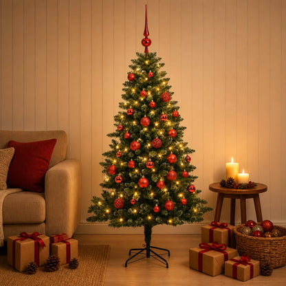 Artificial Christmas Tree with Bauble 120 cm 150 LEDs