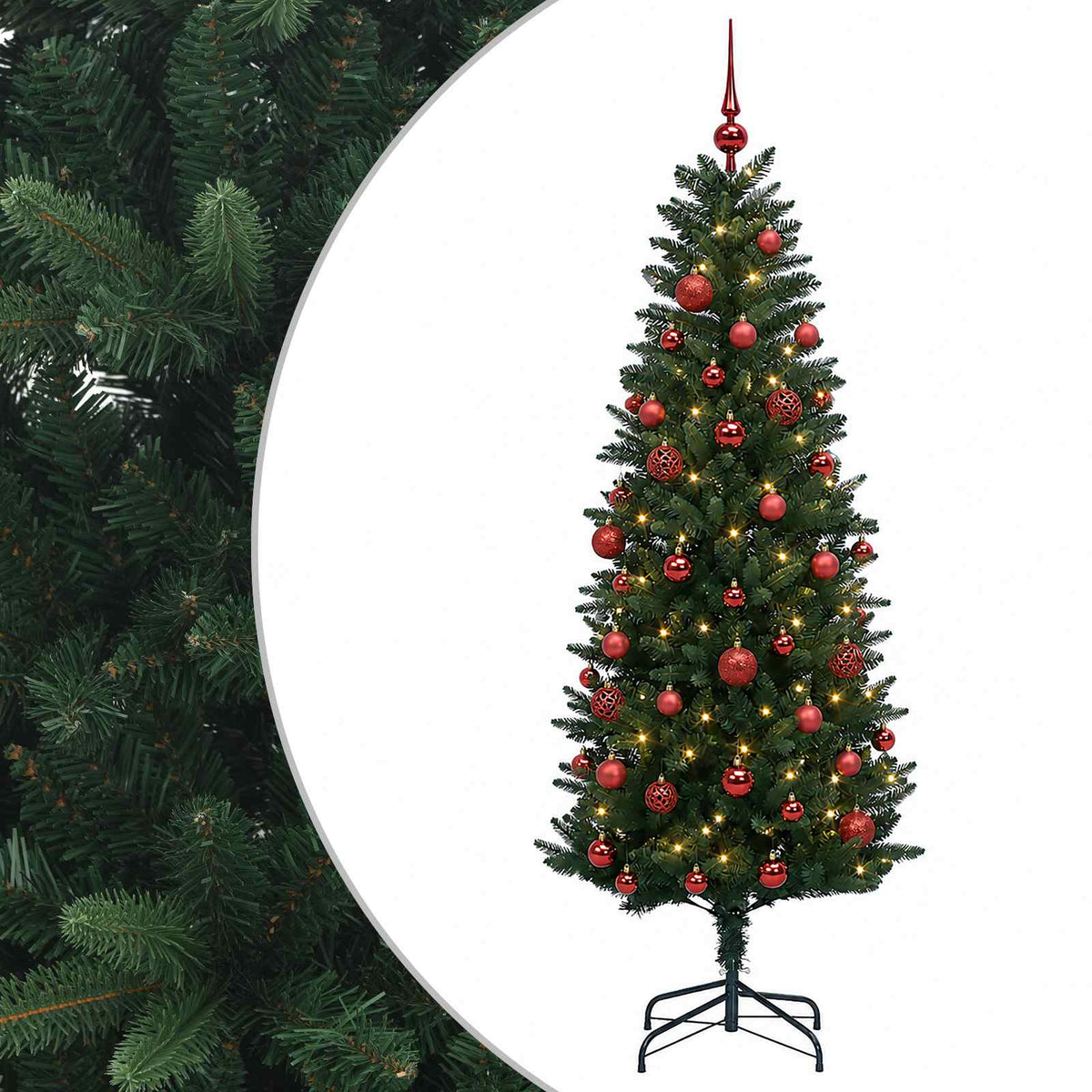 Artificial Christmas Tree with Bauble 120 cm 150 LEDs