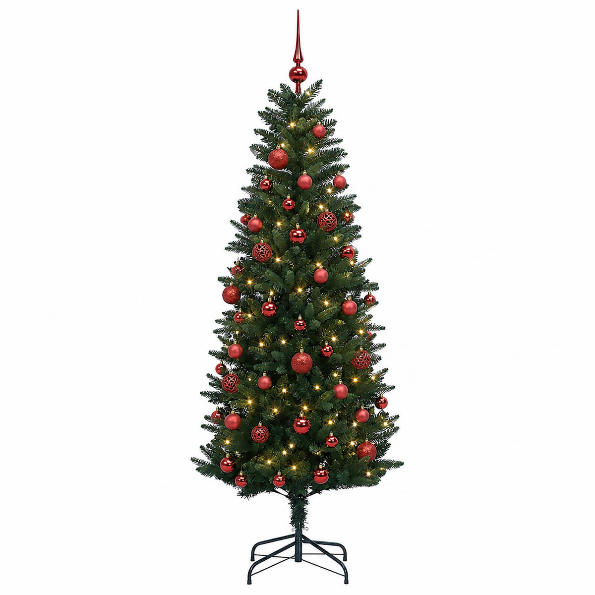 Artificial Christmas Tree with Bauble 120 cm 150 LEDs