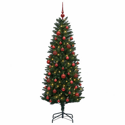 Artificial Christmas Tree with Bauble 150 cm 150 LEDs