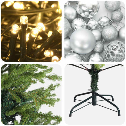 Artificial Christmas Tree with Bauble 120 cm 150 LEDs