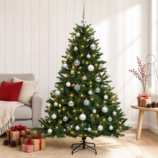 Artificial Christmas Tree with Bauble 150 cm 150 LEDs