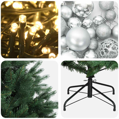 Artificial Christmas Tree with Bauble 150 cm 150 LEDs