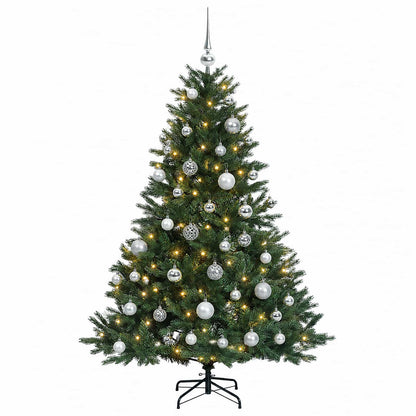 Artificial Christmas Tree with Bauble 150 cm 150 LEDs