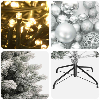 Artificial Christmas Tree with Bauble 120 cm 150 LEDs