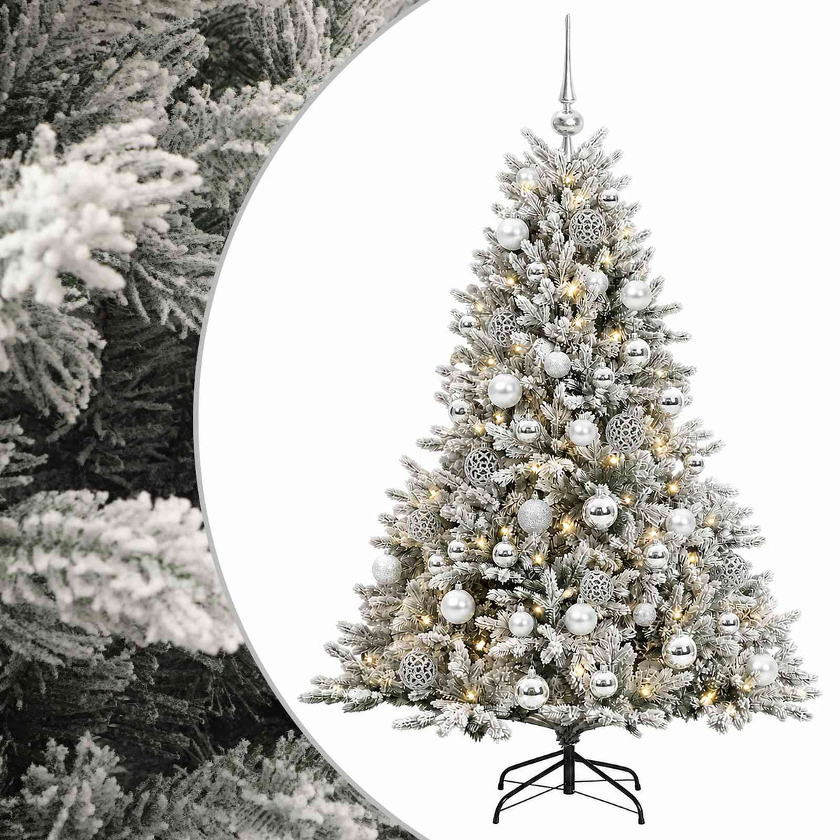 Artificial Christmas Tree with Bauble 120 cm 150 LEDs