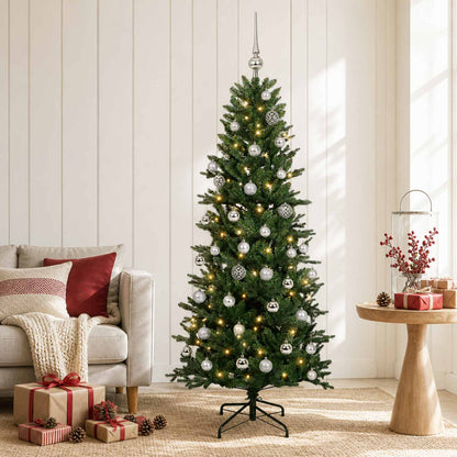 Artificial Christmas Tree with Bauble 120 cm 150 LEDs