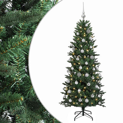 Artificial Christmas Tree with Bauble 150 cm 150 LEDs