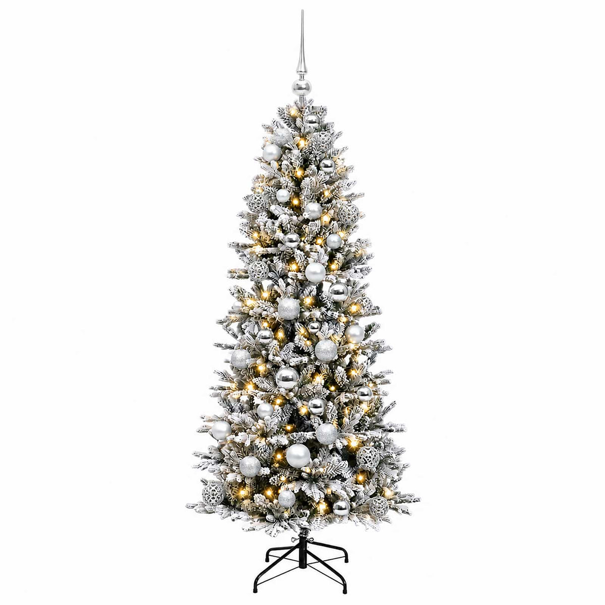 Artificial Christmas Tree with Bauble 120 cm 150 LEDs