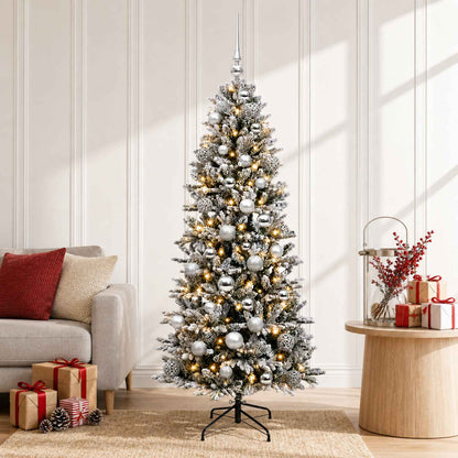Artificial Christmas Tree with Bauble 150 cm 150 LEDs