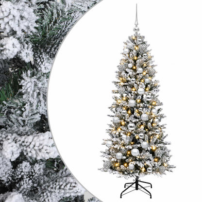 Artificial Christmas Tree with Bauble 150 cm 150 LEDs