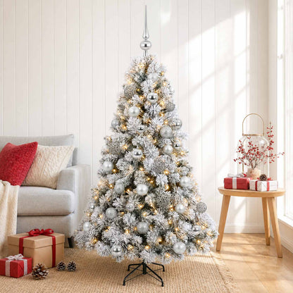 Artificial Christmas Tree with Bauble 120 cm 150 LEDs