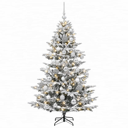 Artificial Christmas Tree with Bauble 150 cm 150 LEDs