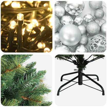 Artificial Christmas Tree with Bauble 120 cm 150 LEDs