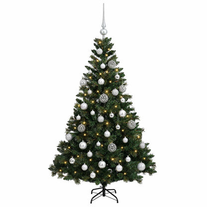 Artificial Christmas Tree with Bauble 150 cm 150 LEDs