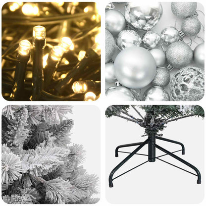 Artificial Christmas Tree with Bauble 120 cm 150 LEDs