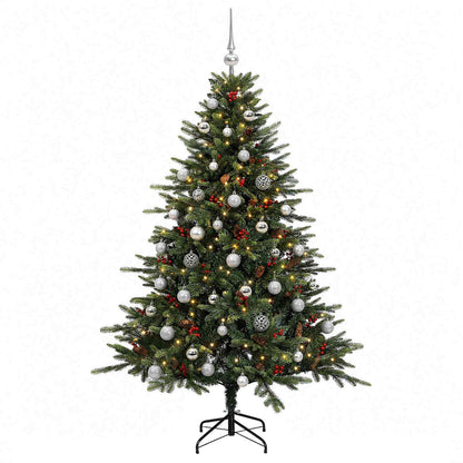 Artificial Christmas Tree with Bauble 150 cm 150 LEDs