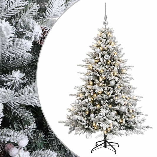 Artificial Christmas Tree with Bauble 150 cm 150 LEDs