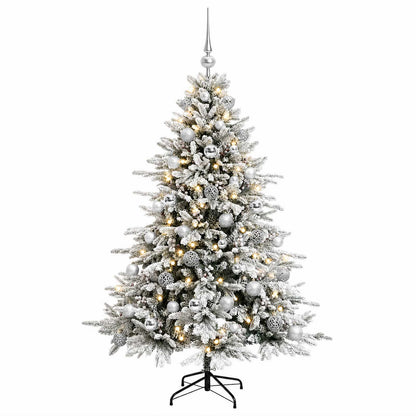 Artificial Christmas Tree with Bauble 150 cm 150 LEDs