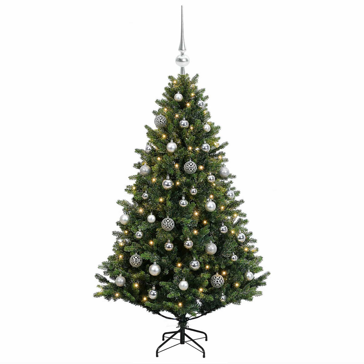 Artificial Christmas Tree with Bauble 120 cm 150 LEDs