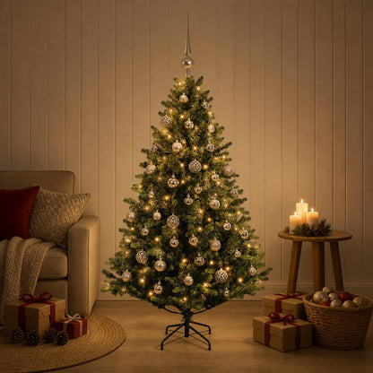 Artificial Christmas Tree with Bauble 120 cm 150 LEDs