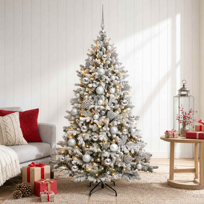 Artificial Christmas Tree with Bauble 150 cm 150 LEDs