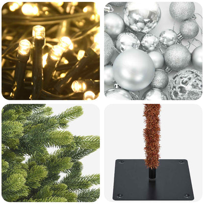 Artificial Christmas Tree with Bauble 150 cm 150 LEDs