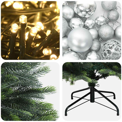 Artificial Christmas Tree with Bauble 120 cm 150 LEDs