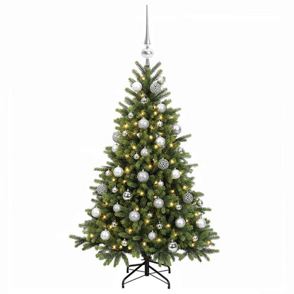 Artificial Christmas Tree with Bauble 150 cm 150 LEDs