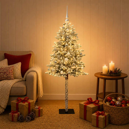 Artificial Christmas Tree with Bauble 150 cm 150 LEDs
