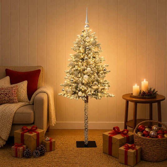 Artificial Christmas Tree with Bauble 180 cm 300 LEDs