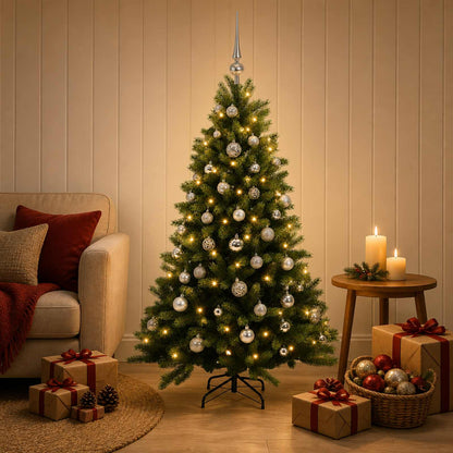 Artificial Christmas Tree with Bauble 150 cm 150 LEDs