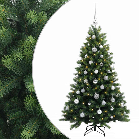 Artificial Christmas Tree with Bauble 150 cm 150 LEDs