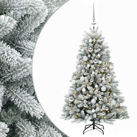 Artificial Christmas Tree with Bauble 150 cm 150 LEDs