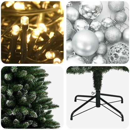 Artificial Christmas Tree with Bauble 150 cm 150 LEDs