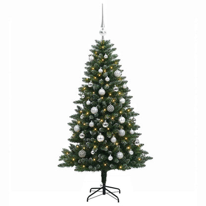 Artificial Christmas Tree with Bauble 150 cm 150 LEDs