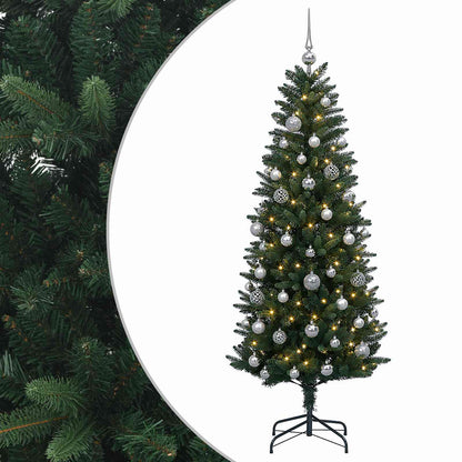 Artificial Christmas Tree with Bauble 120 cm 150 LEDs