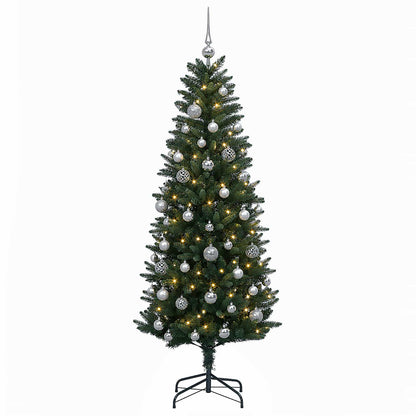 Artificial Christmas Tree with Bauble 150 cm 150 LEDs